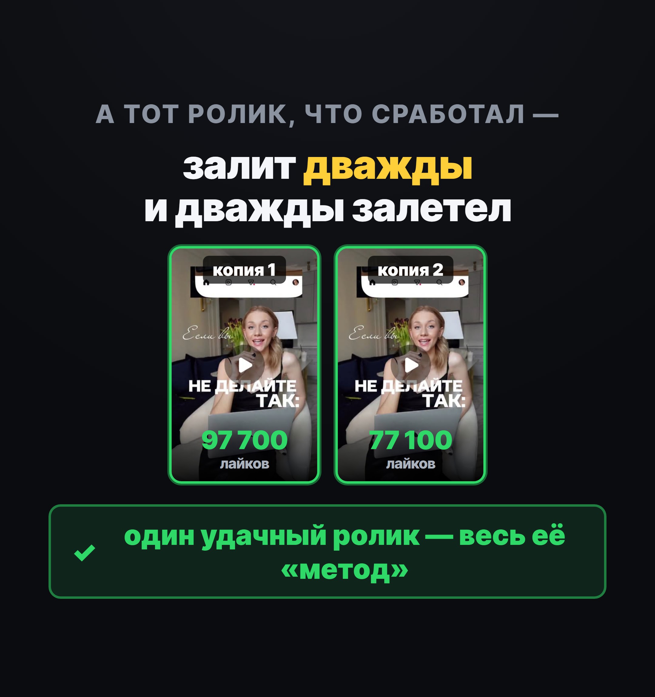 Разбор профиля Ирины